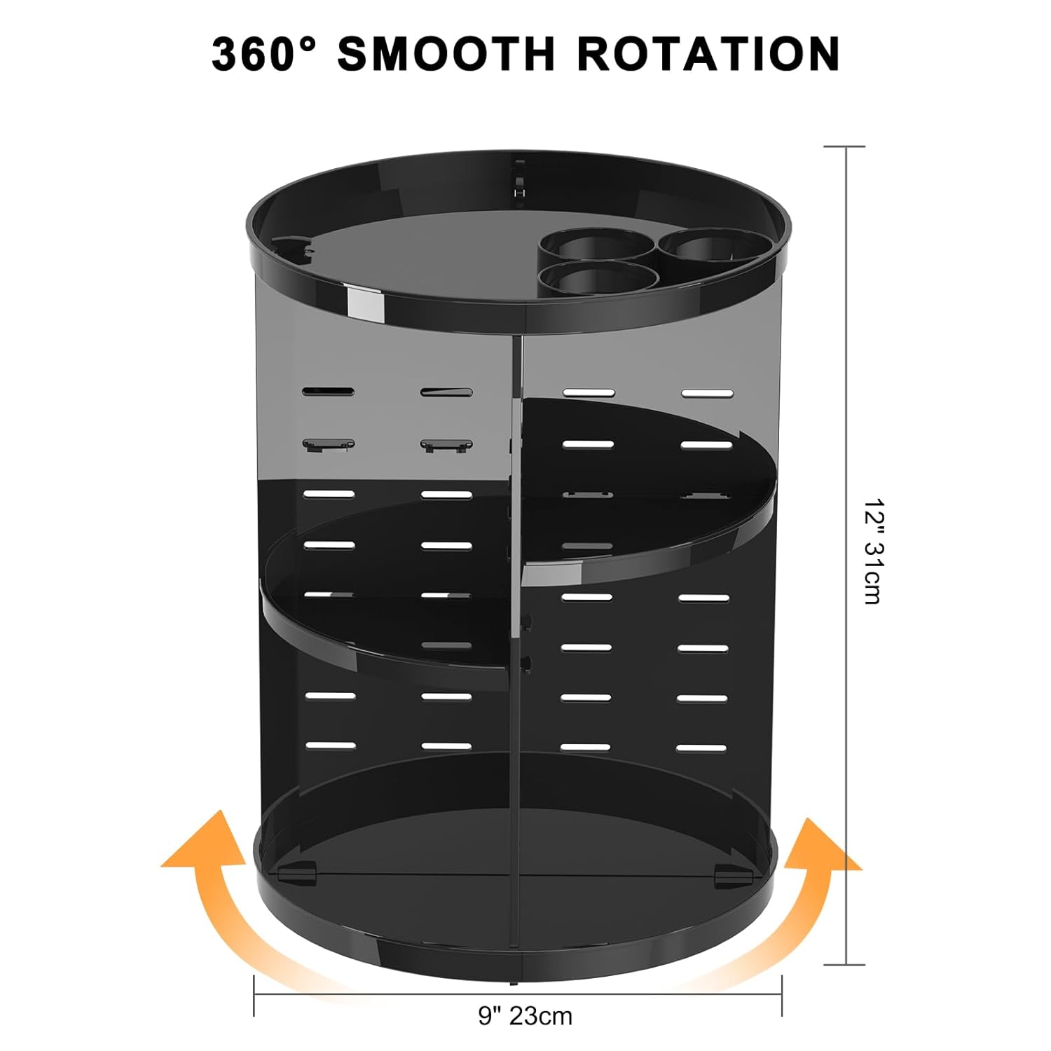 Rotating Makeup Organizer, Adjustable Layers Spinning Organizer, Cosmetic Display Case, Multi-Function Storage Carousel, Makeup Organizer, Makeup Holder, Makeup Stand Rotating Makeup Organizer, Adjustable Layers Spinning Organizer, Cosmetic Display Case, Multi-Function Storage Carousel, Makeup Organizer, Makeup Holder, Makeup Stand